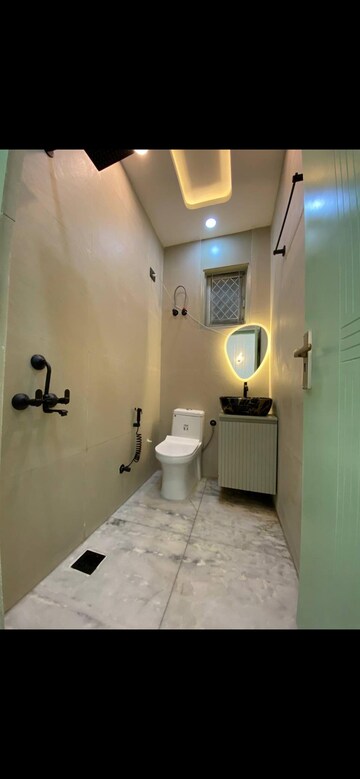 Bathroom in 2 BHK Builder Floor at Mahendra Enclave, Shastri Nagar – for Sale