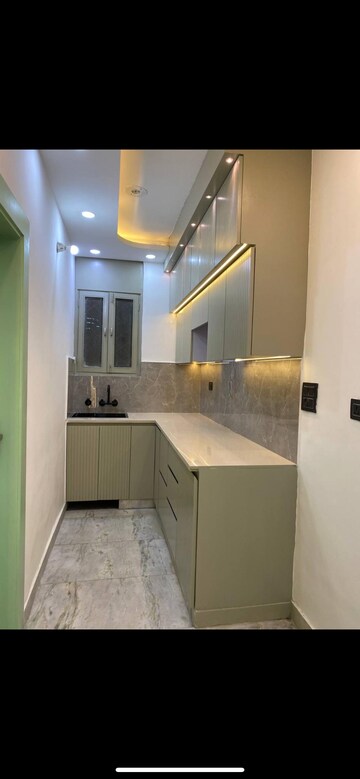 Kitchen in 2 BHK Builder Floor at Mahendra Enclave, Shastri Nagar – for Rent