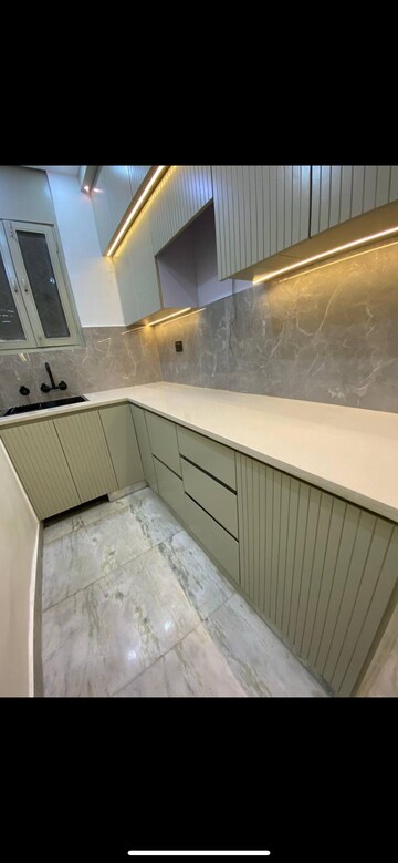 Kitchen in 2 BHK Builder Floor at Mahendra Enclave, Shastri Nagar – for Rent