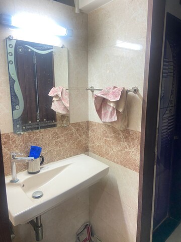 Bathroom in 2 BHK Apartment at Manpada – for Rent