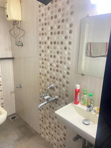 Bathroom in 2 BHK Apartment at Manpada – for Rent