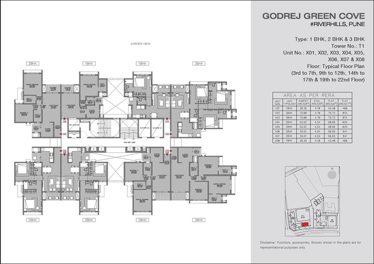 Master Plan, godrej-green-cove 3 Bedroom 815 Sq.Ft. Apartment In Mahalunge Pune 8801368
