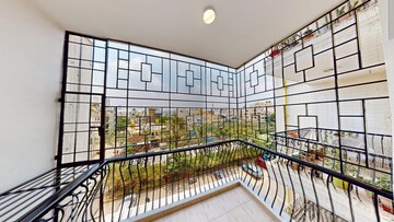 Balcony in 3 BHK Apartment at DLF Westend Heights New Town, Akshayanagar – for Sale