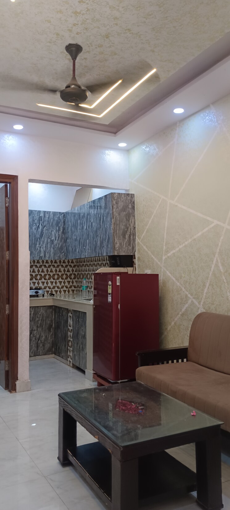 Kitchen, ganesh nagar 1 Bedroom 450 Sq.Ft. Builder Floor In Ganesh Nagar Delhi 8801490