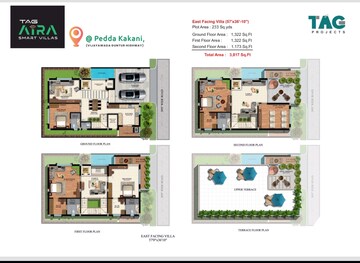 4 BHK Villa For Sale in Pedakakani