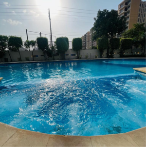 Swimming Pool in 3 BHK Apartment at Ratan Galaxy, Lalbagh – for Sale