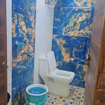 Bathroom in 2 BHK Apartment at Baraula – for Rent