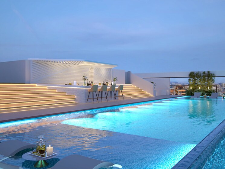 Swimming Pool, dlh-signature 3 Bedroom 990 Sq.Ft. Apartment In Bandra West Mumbai 8801611