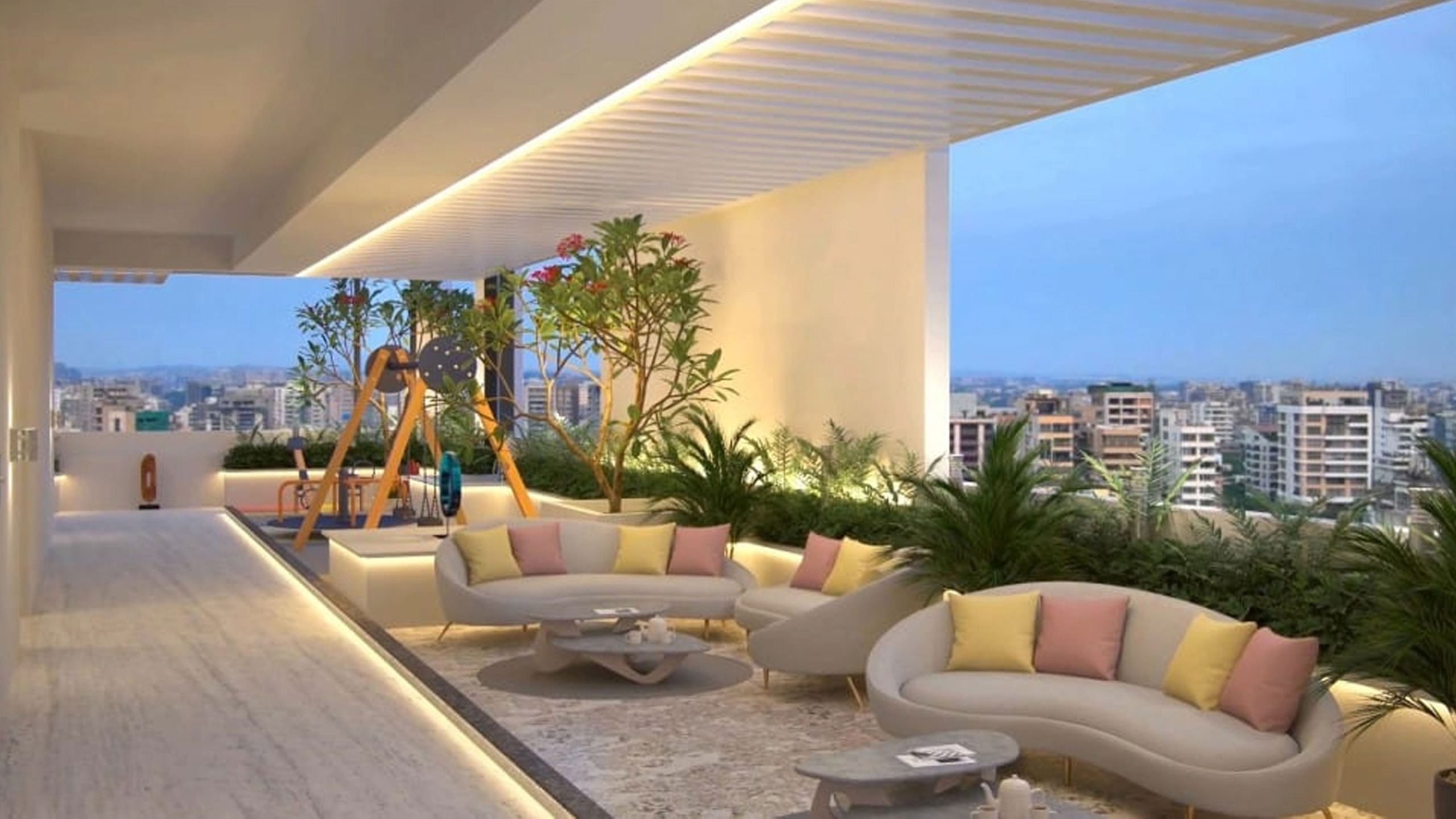 3 BHK + Pooja Room,Servant Room 990 Sq.Ft. Apartment in DLH Signature