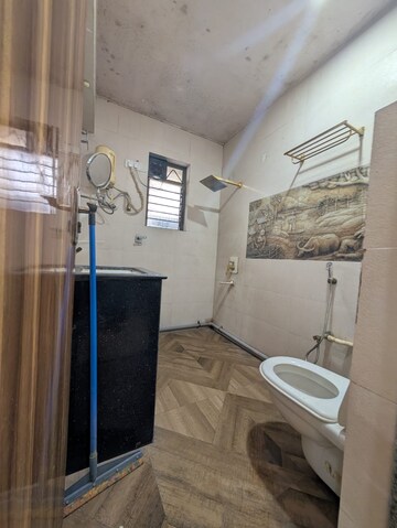 Bathroom in 1 RK Apartment at Royal Palms, Goregaon East – for Rent