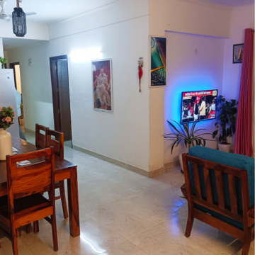 Living Room in 3 BHK Apartment at Kocoon, Babupur Village – for Sale