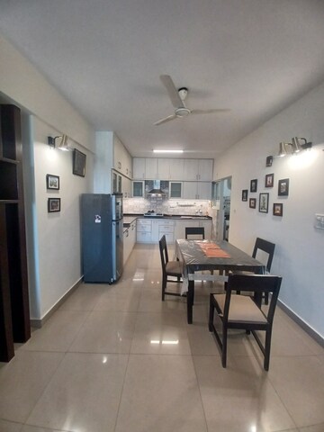 Living Room in 2 BHK Apartment at Golden Palms Apartment Bangalore, Thanisandra Main Road – for Rent