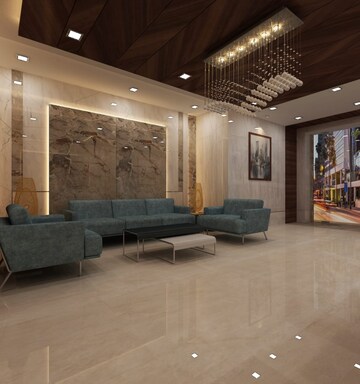 Living Room in 1 BHK Apartment at Raj Regalia, Ambernath East – for Sale