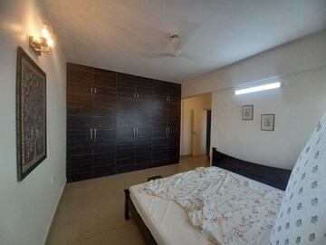 Bedroom in 2 BHK Apartment at Golden Palms Apartment Bangalore, Thanisandra Main Road – for Rent