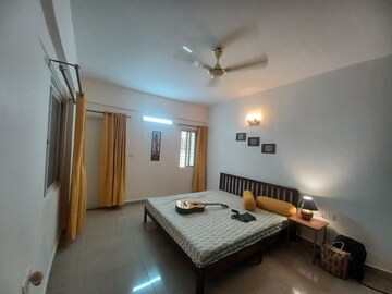 Bedroom in 2 BHK Apartment at Golden Palms Apartment Bangalore, Thanisandra Main Road – for Rent