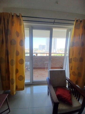 Living Room in 2 BHK Apartment at Golden Palms Apartment Bangalore, Thanisandra Main Road – for Rent