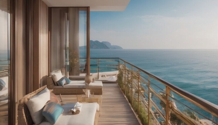 Balcony, rustomjee-ocean-vista 4 Bedroom 2521 Sq.Ft. Apartment In Versova Mumbai 8801746