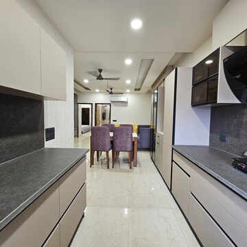 Kitchen in 3 BHK Apartment at CRD Golden Castle, High Ground – for Rent