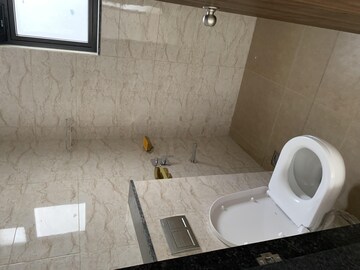 Bathroom in 3 BHK Apartment at Shapoorji Pallonji Sensorium, Hinjewadi – for Rent