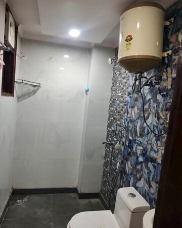 Bathroom in 2 BHK Builder Floor at Mehrauli – for Rent