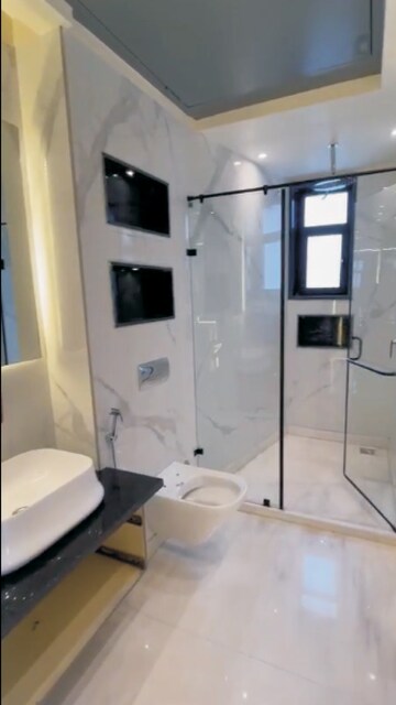 Bathroom in 4 BHK Builder Floor at Pitampura – for Sale