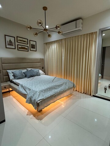 Master Bedroom in 2 BHK Apartment at Pranami Bliss, Andheri West – for Sale