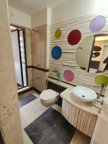 Bathroom in 3 BHK Apartment at DB Realty Shagun Towers, Goregaon East – for Rent