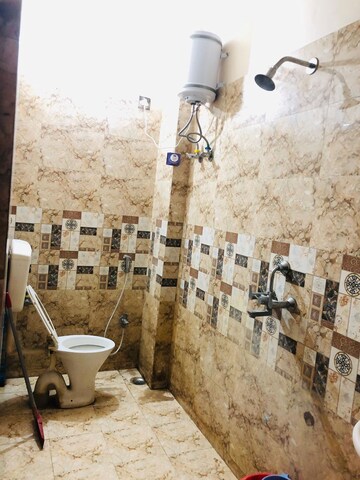 Bathroom in 2 BHK Builder Floor at Vishesh Khand, Gomti Nagar – for Rent