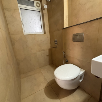 Bathroom in 2 BHK Apartment at Shapoorji Pallonji Siennaa Wing F, Samata Nagar – for Rent