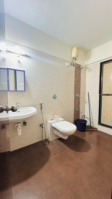 Bathroom in 2 BHK Apartment at Matoshree Pride, Parel – for Rent