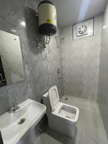Bathroom in 2 BHK Builder Floor at Chattarpur – for Rent