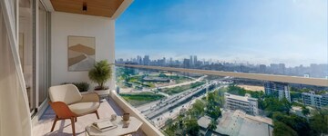 Balcony in 3 BHK Apartment at Rustomjee 180 Bayview, Matunga West – for Sale