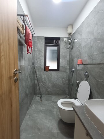 Bathroom in 3 BHK Apartment at Shree Krishna Devasya, Chembur – for Rent