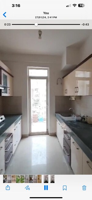 Kitchen in 3 BHK Apartment at Puri Pratham, Sector 84 – for Sale