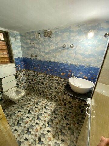 Bathroom in 2 BHK Apartment at Ravi Gaurav Valley, Mira Road – for Rent