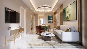 Living Room in 3.5 BHK Builder Floor at M3M Antalya Hills, Sector 79 – for Sale