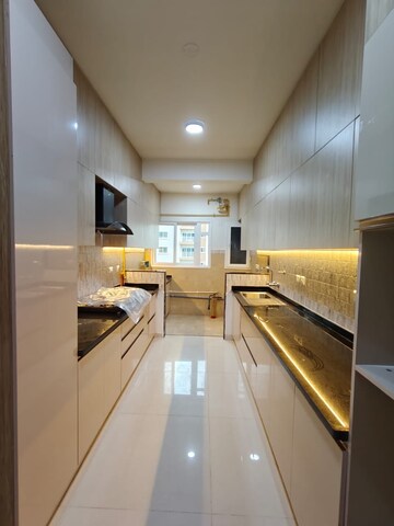 Kitchen in 3 BHK Apartment at LnT Raintree Boulevard, Hebbal – for Rent