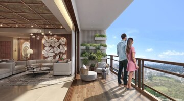 Balcony in 3.5 BHK Apartment at Hero Homes Palatial, Sector 104 – for Sale