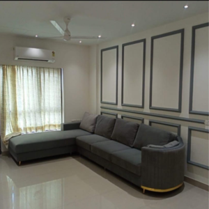 Living Room in 3 BHK Apartment at Gandharva Imperial Crest, Amar Shaheed Path – for Sale