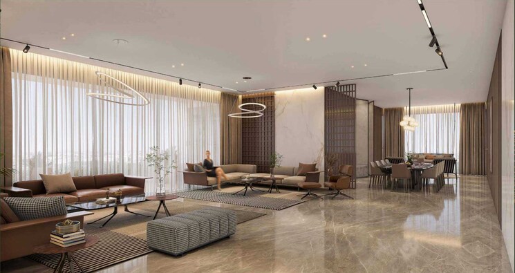 Living Room, vesu 6+ Bedroom 5309 Sq.Ft. Apartment In Vesu Surat 8803834