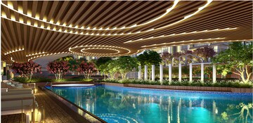 Swimming Pool in 6 BHK Apartment at Vesu – for Sale