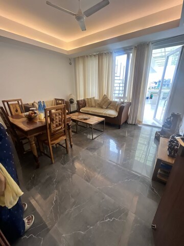 Living Room in 3 BHK Builder Floor at Anand Niketan – for Rent