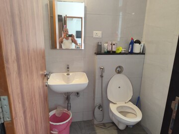 Bathroom in 3 BHK Apartment at VTP HiLife, Wakad – for Rent