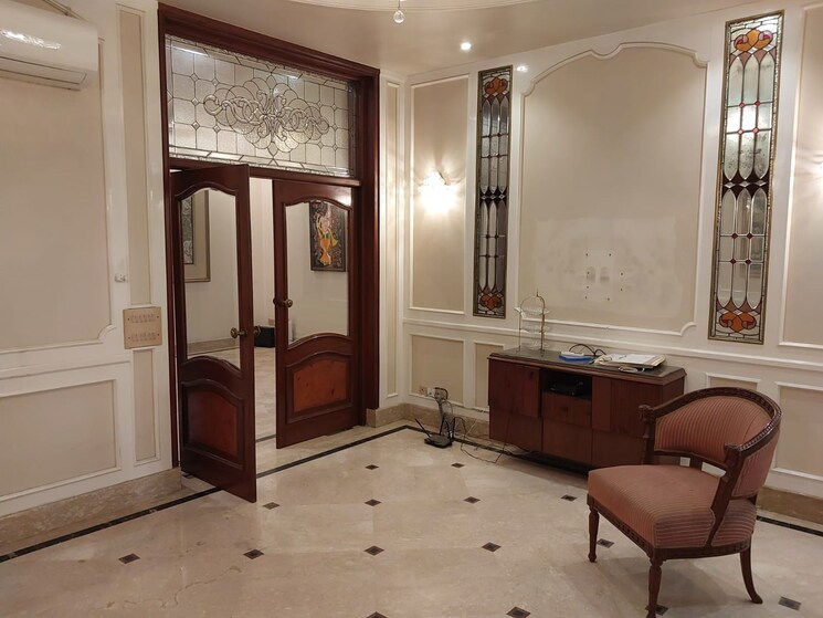 Living Room, anand niketan 4 Bedroom 400 Sq.Yd. Builder Floor In Anand Niketan Delhi 8803134