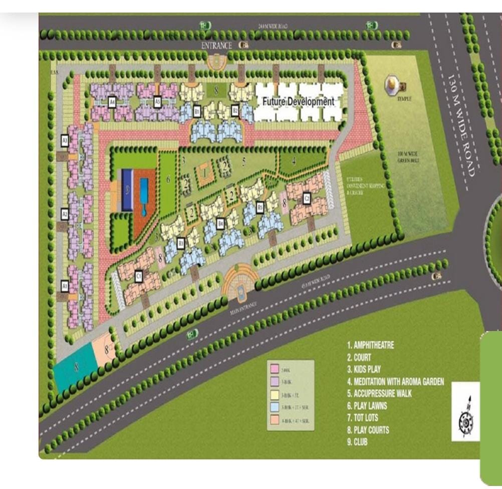 3 BHK + Servant Room,Study Room Apartment For Sale in ABA Cherry County