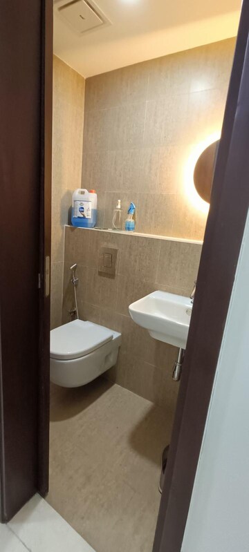 Bathroom in 2 BHK Apartment at D A Borade Bhondve Orchid, Ravet – for Rent