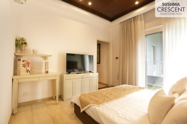 Bedroom, sushma-crescent 3 Bedroom 1860 Sq.Ft. Apartment In Dhakoli Zirakpur 8803474