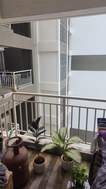 Balcony in 2 BHK Apartment at Saheel Itrend Life, Wakad – for Rent