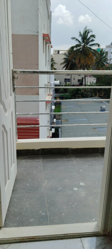 Balcony in 2 BHK Builder Floor at Hsr Layout – for Rent