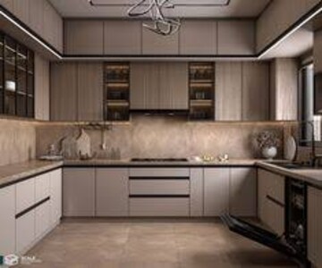 Kitchen in 2 BHK Apartment at Radha Residency Pune, J M Road – for Rent